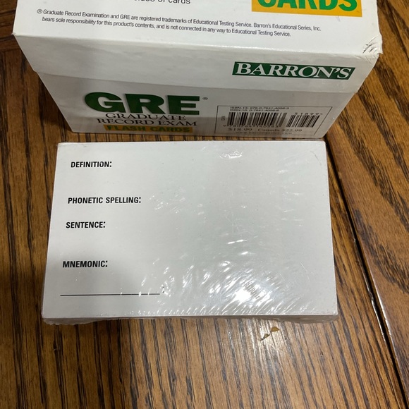 Barron's SAT and GRE Flash Cards Set - Picture 7 of 14